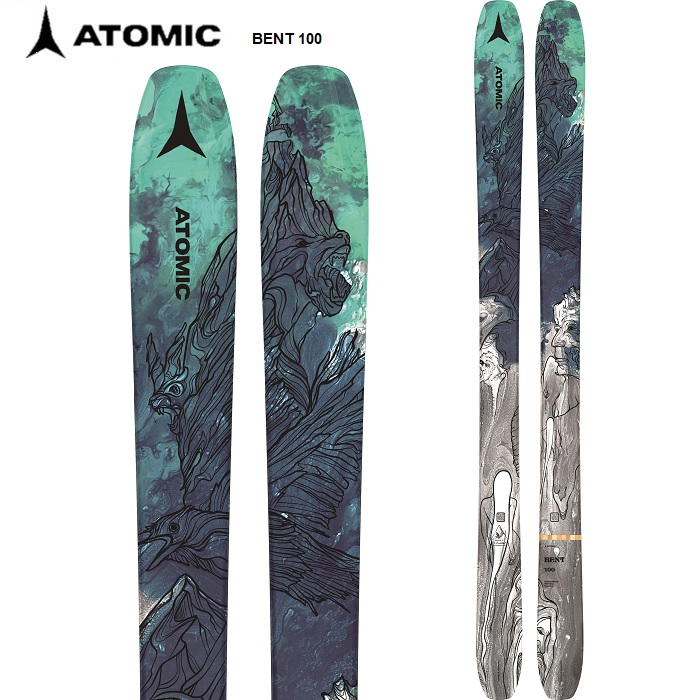 楽天市場】ATOMIC アトミック スキー板 BACKLAND 100 板単品 〈21/22