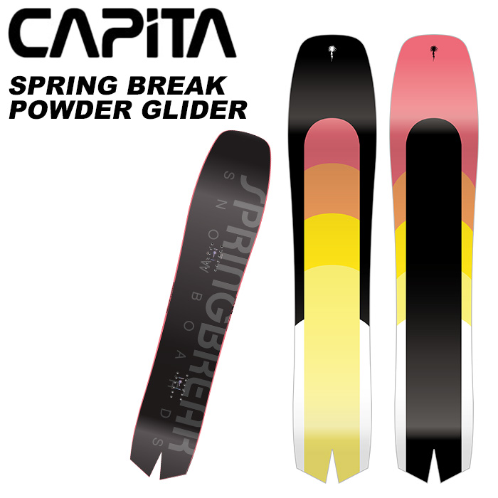 【楽天市場】CAPITA キャピタ スノーボード 板 SPRING BREAK - POWDER GLIDER 23-24 モデル:F ...