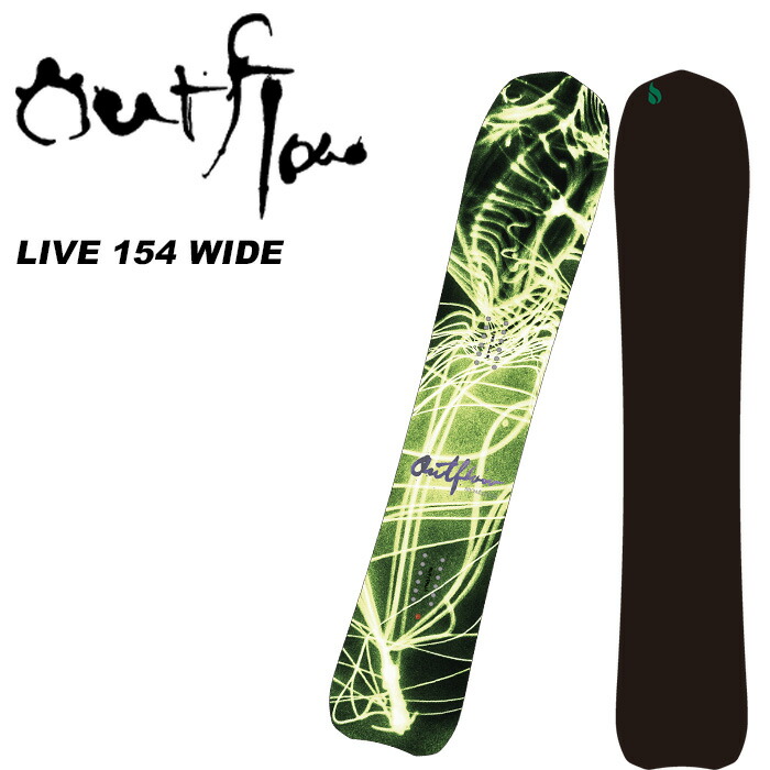 アウトフロー outflow Live 154 WIDE 22-23 楽天市場】OUTFLOW アウトフロー スノーボード 板 LIVE 154 WIDE
