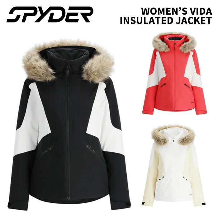 SPYDER VIDA INSULATED JACKET 24-25(2025)真似形 細蟹 スキーの板お召しもの 上衣 レディース メンズウェア-ジャケット