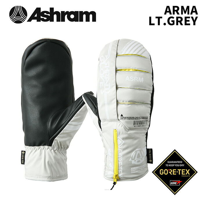 ASHRAM アシュラム グローブ ARMA LT.GREY アルマ ASRM24W04 24-25モデル