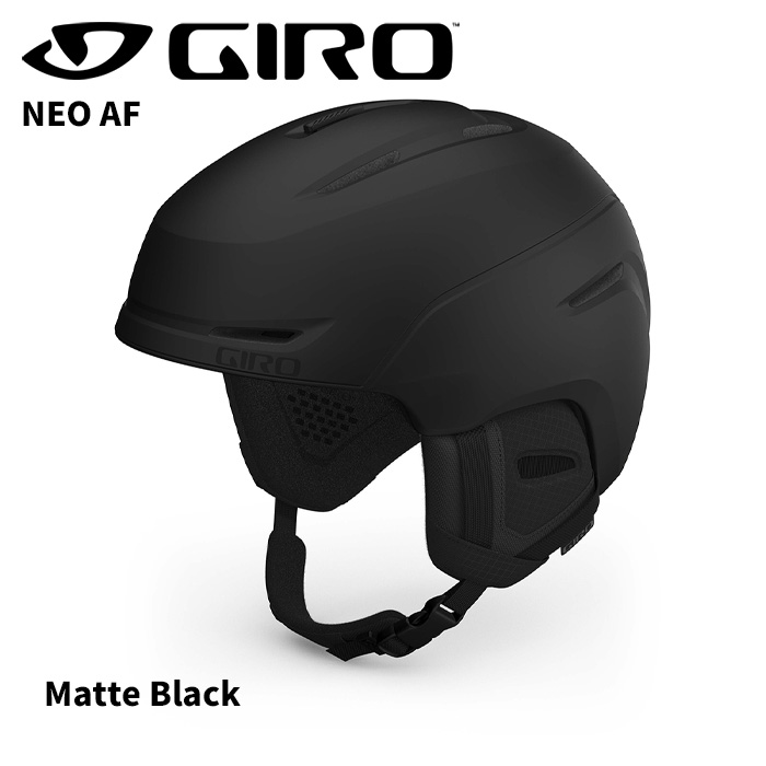 【訳あり】GIRO ジロ ヘルメット NEO AF(アジアンフィット) Matte Black 24-25モデル 型落ち アウトレット|F.JANCK 店