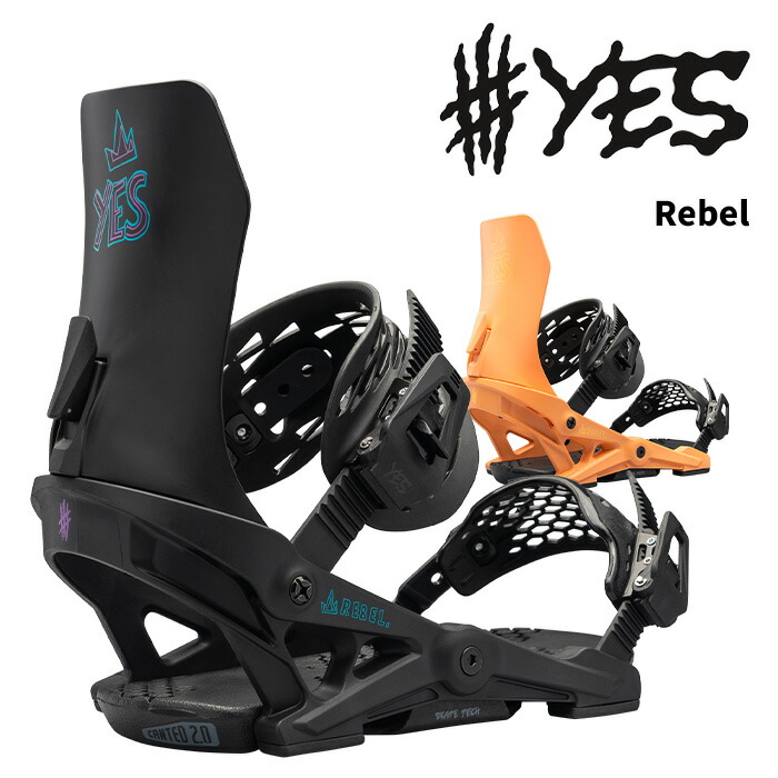 YES イエス スノーボード ビンディング Rebel 24-25 モデル WOMENS