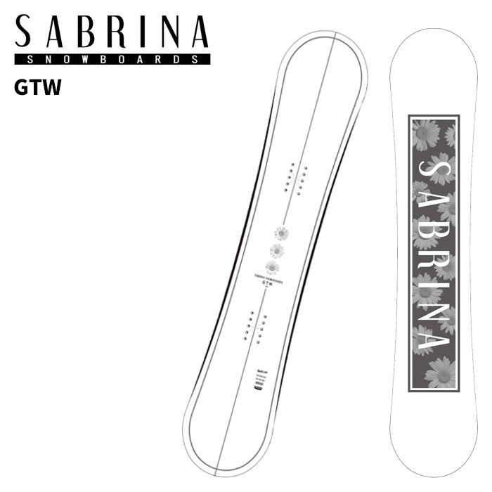 楽天市場】SABRINA サブリナ スノーボード 板 GTW 24-25 レディース