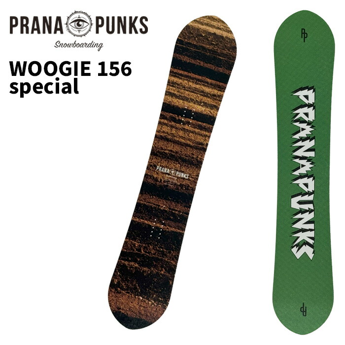 楽天市場】PRANA PUNKS プラナパンクス スノーボード 板 WOOGIE 156