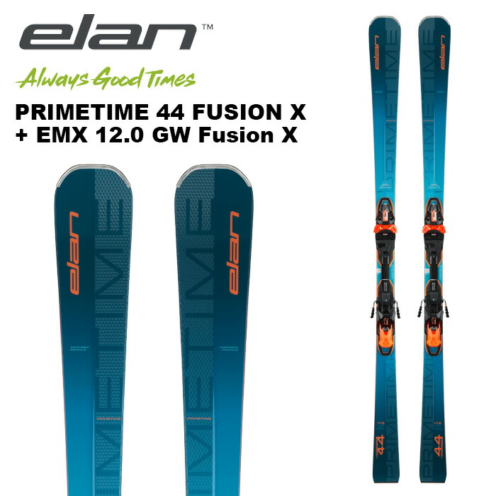 楽天市場】ELAN エラン スキー板 PRIMETIME 33 FUSION X + EM 11.0 GW