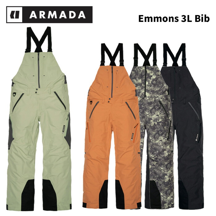 ARMADA EMMONS 3L BIB Macha 新品未使用品　Mサイズ. 楽天市場】ARMADA アルマダ ウェア Emmons 3L Bib 24-25(2025