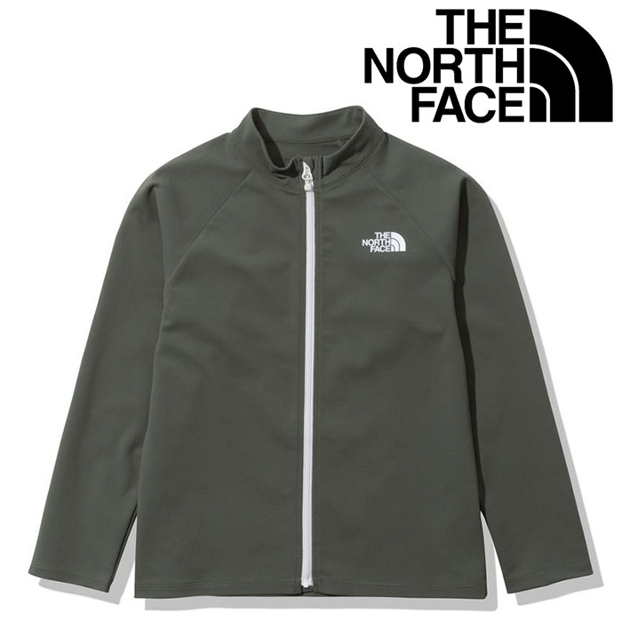 子供用　THE NORTH FACE【L/S Sunshade Full Zip Jacket】NTJ12340_TG　ノースフェイス　ラッシュガード　長袖ジップ