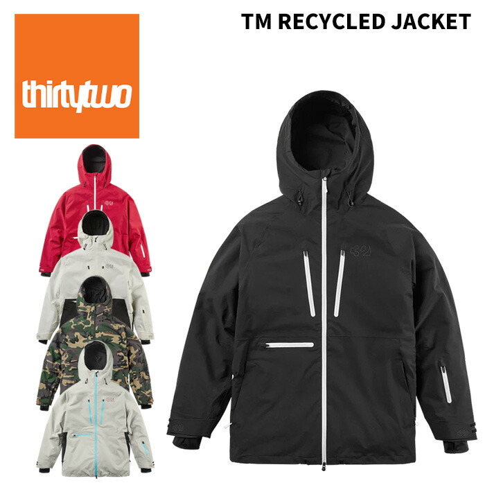 THIRTYTWO サーティーツー 御召しもの TM RECYCLED JACKET 25-26(2026)模範例 上衣