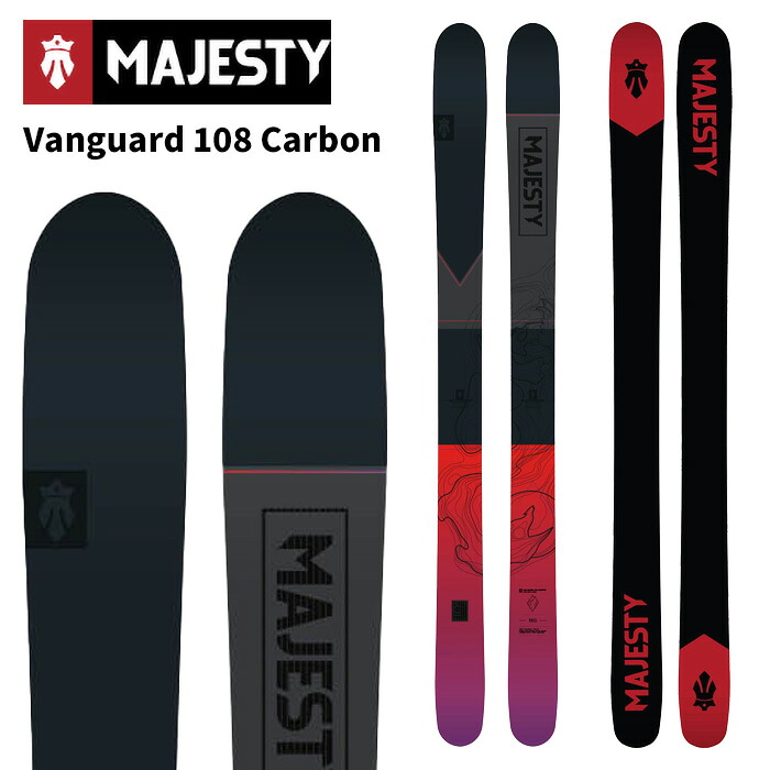 Majesty マジェスティ スキー板 Vanguard 108 Carbon 板単品 25-26 モデル