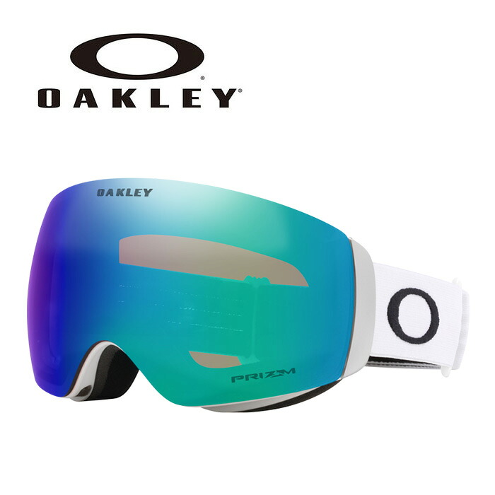 OAKLEY オークリー ゴーグル FLIGHT DECK M/MATTE WHITE/PRIZM ARGON IRIDIUM/OO7064-D9 25-26 モデル