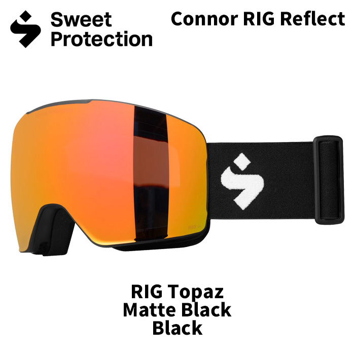 【060101】SWEET PROTECTION スウィートプロテクション ゴーグル Connor RIG Reflect/RIG Topaz/MatteBlack/Black 25-26青写真