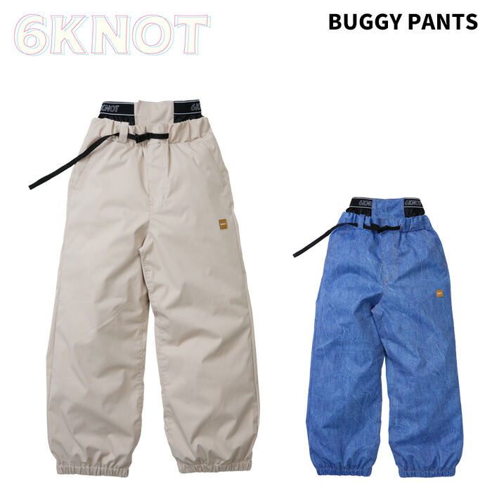 お上さん用 6KNOT シックス航空マイル お召しもの BUGGY PANTS 25-26真似形 レディース  ズボン下 スノーボード用ウェア-レディースウェア