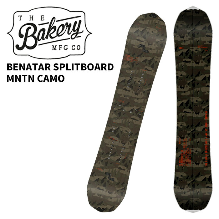 THE BAKERY ザ ベーカリー スノーボード 板 BENATAR SPLITBOARD MNTN CAMO 25-26 モデル