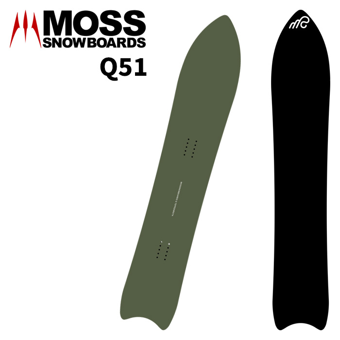 楽天市場】25-26 MOSS Q60 モス キュウロクマル スノーボード 板