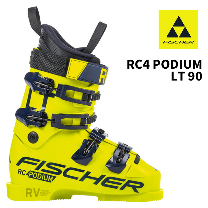 FISCHER フィッシャー スキーブーツ RC4 PODIUM LT 90 YELLOW/YELLOW 25-26 モデル