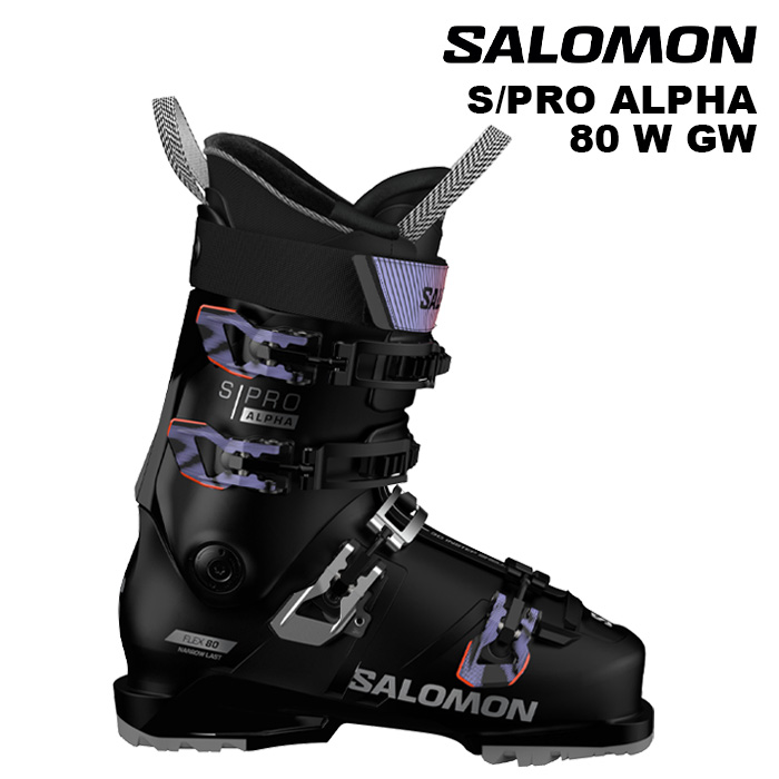 【L47640000】 SALOMON サロモン スキーブーツ S/PRO ALPHA 80 W GW 25-26 モデル レディース