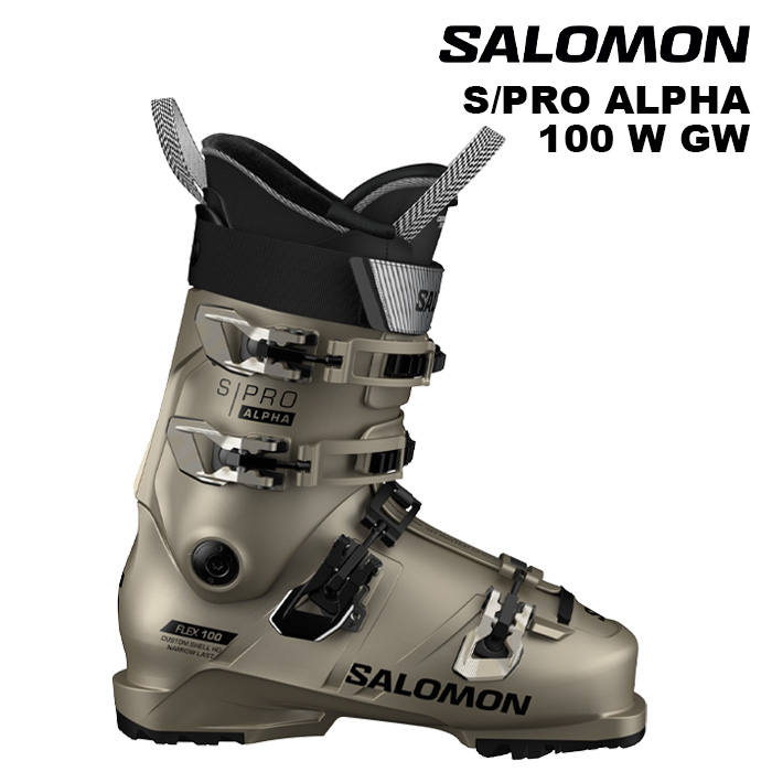 【L47639600】 SALOMON サロモン スキーブーツ S/PRO ALPHA 100 W GW 25-26 モデル レディース