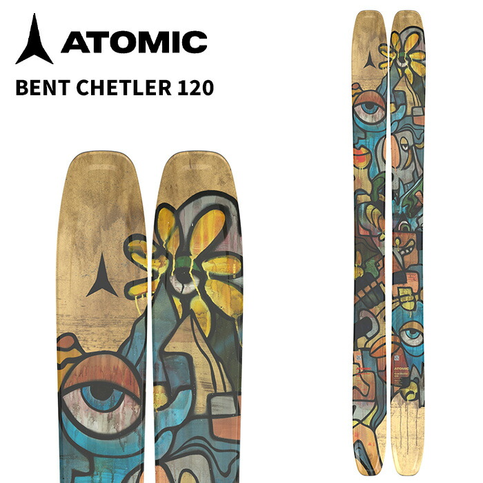 アトミック BENT CHETLER 120 192㎝ ATOMIC BENT CHETLER 120 BLACK/MULTICOLOR - Ski