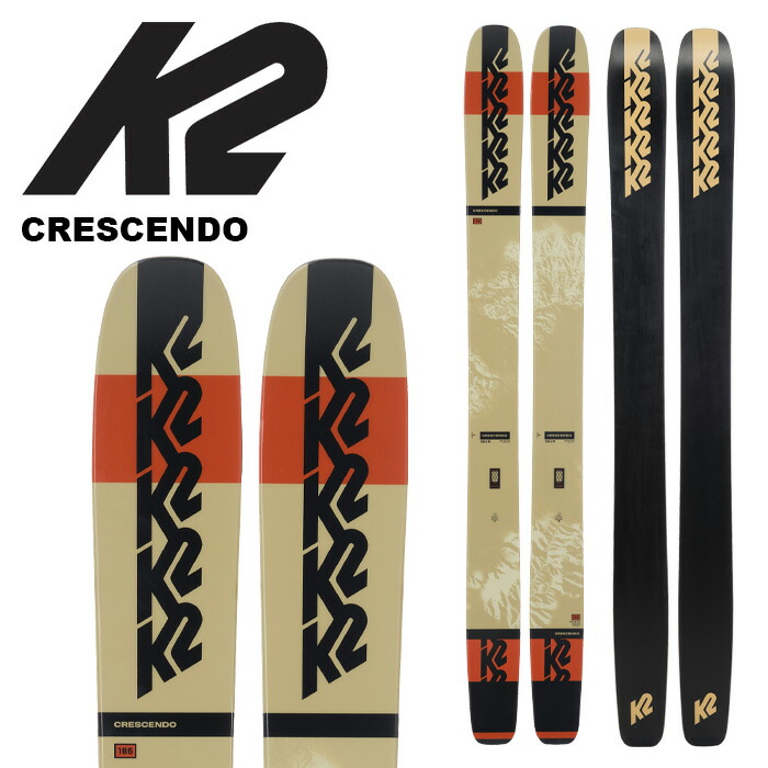 K2 ケーツー スキーの板板 CRESCENDO 板単品 25-26 模範例