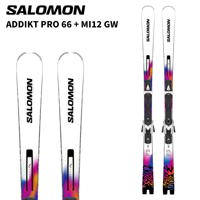 サロモン　ミッドスキー 楽天市場】SALOMON サロモン スキー板 ADDIKT PRO 66 + MI12 GW