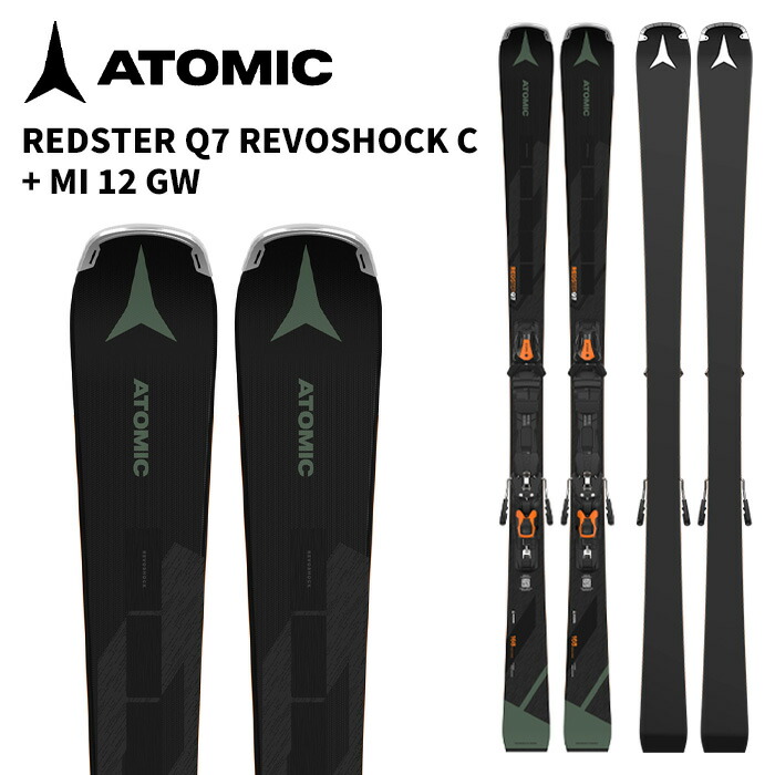 ATOMIC アトミック スキー板 REDSTER Q7 REVOSHOCK C + MI 12 GW ビンディングセット 25-26 モデル