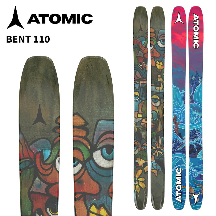 ATOMIC アトミック スキーの板板 BENT 110 板単品 25-26 模範例 スキー板-ウィンタースポーツ-スキー用品