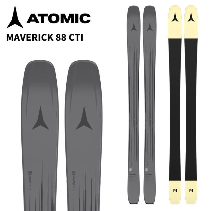 ATOMIC アトミック スキーの板板 MAVERICK 88 CTI 板単品 25-26ひな形