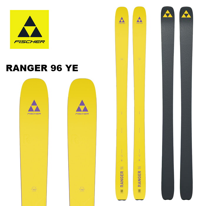 FISCHER フィッシャー スキー板 RANGER 96 Yellow 板単品 25-26 モデル｜F.JANCK　店