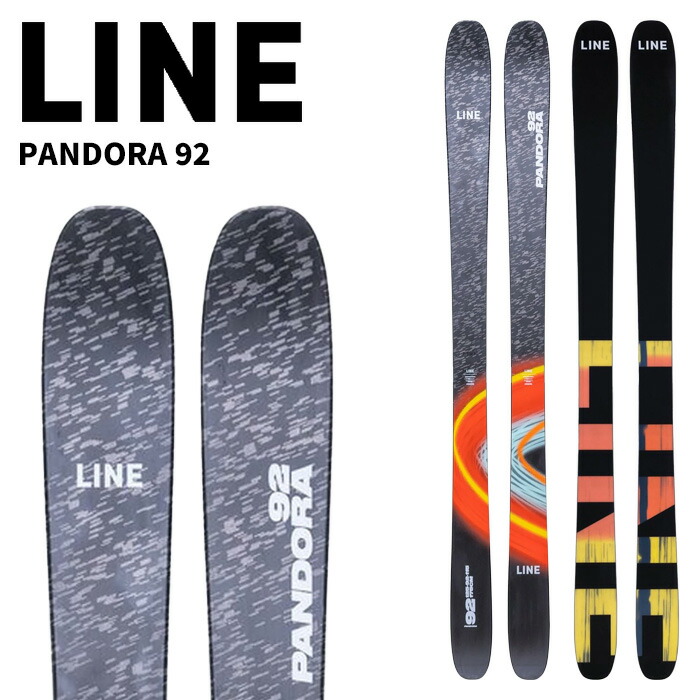 LINE 伝達ルート スキーの板板 PANDORA 92 板単品 25-26ひな形