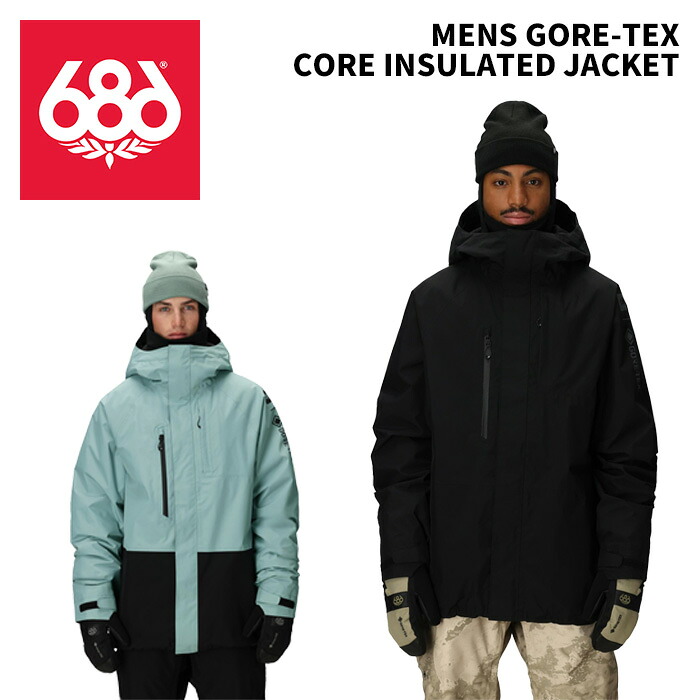 686 シックスエイトシックス お召しもの MENS GORE-TEX CORE INSULATED JACKET 25-26(2026)真似形 上衣 ウィンタースポーツ-スノーボード用ウェア-メンズウェア