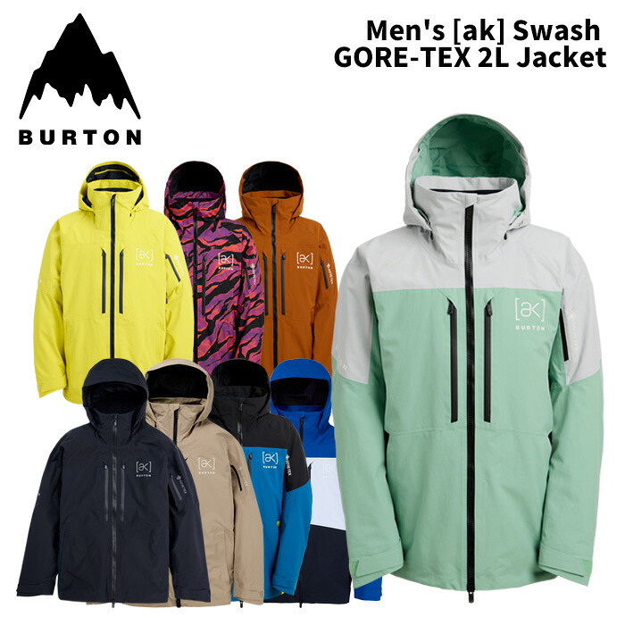 BURTON バートン お召しもの Men\u0027s [ak] Swash GORE-TEX 2L Jacket 25-26(2026)真似形 上衣 スノーボード用ウェア-スポーツ・アウトドア
