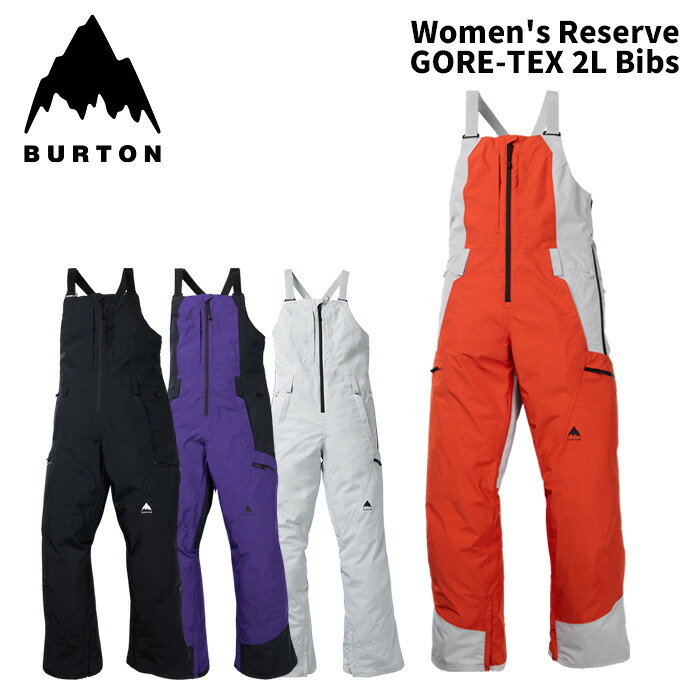 BURTON バートン ウェア Women's Reserve GORE-TEX 2L Bibs 25-26(2026)モデル レディース パンツ