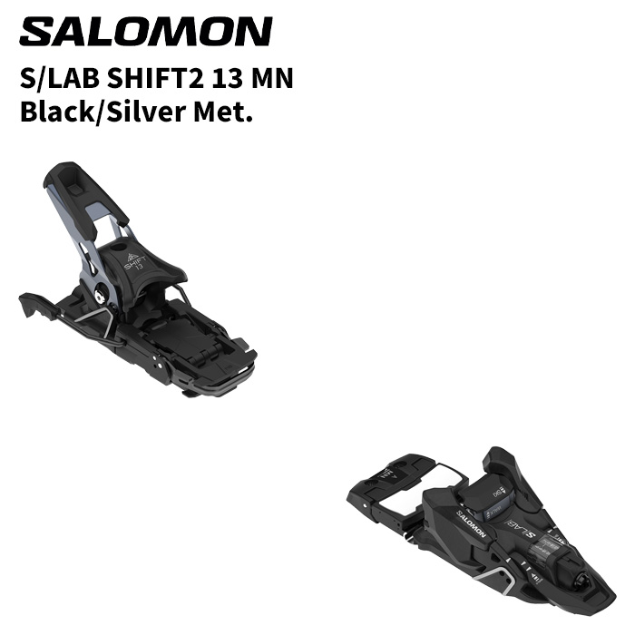SALOMON サロモン ビンディング S/LAB SHIFT2 13 MN Black/Silver Met. （解きはなす値 6.0-13.0） 26-27模範例 【単品売りわたす不可】