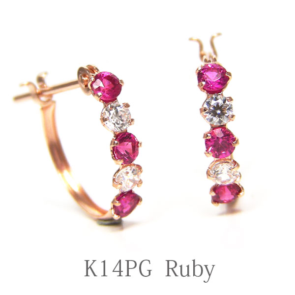 楽天市場】ルビー ペリドット ロードライト ガーネット フック ピアス