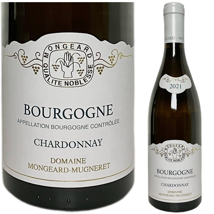 [2021] ブルゴーニュ・シャルドネ　ドメーヌ・モンジャール・ミュニュレ [Bourgogne Chardonnay Domaine Mongeard Mugneret] （ フランス ブルゴーニュ ） ワイン白ワイン