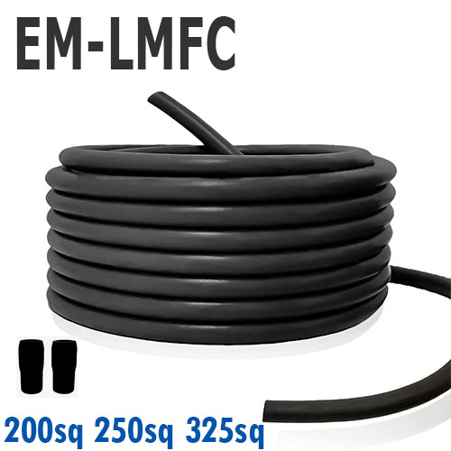 EM-LMFC 耐熱性 電線 切り売り 325SQ 絶縁キャップ付き 黒色 600V 国内メーカー品 ケーブル 難燃性架橋ポリエチレン絶縁電線