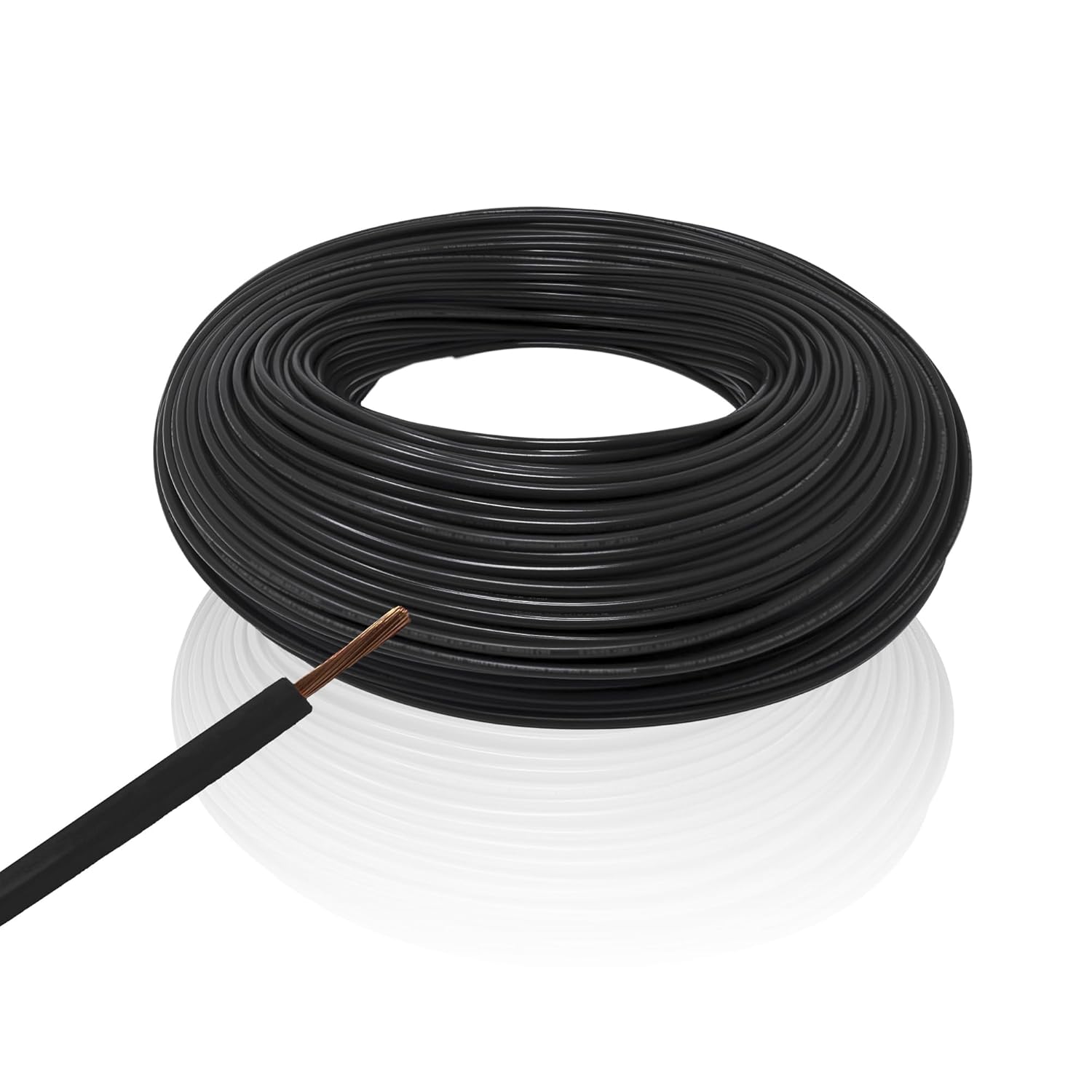 MTW電話線 10AWG 6sq 黒いこと 切り売り(1m～30m) 不成立旗がしら付き添い人 世界的標準尺度 灯し火備品用ビニル基不成立電話線 600V 黒いこと 有線テレビ
