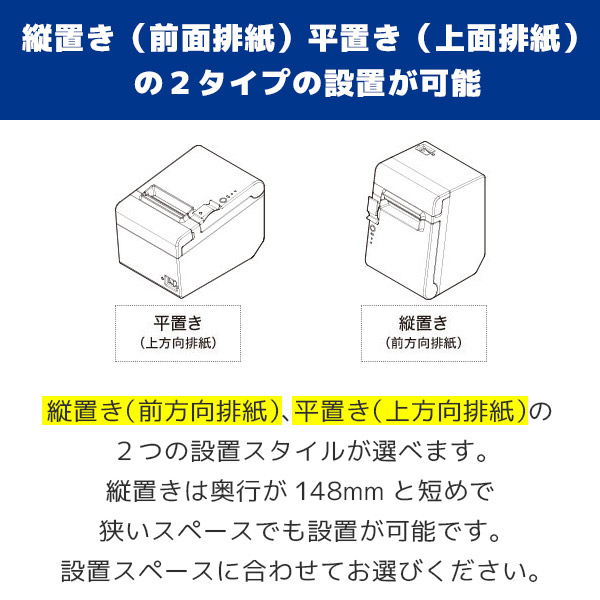 楽天市場 スマレジ ウェイター対応 Epson エプソン Tm T90kp キッチンプリンター レシートプリンター 有線lan 無線lanユニットセット Tm90kpe571 ｐｃ ｐｏｓのエフケイシステム