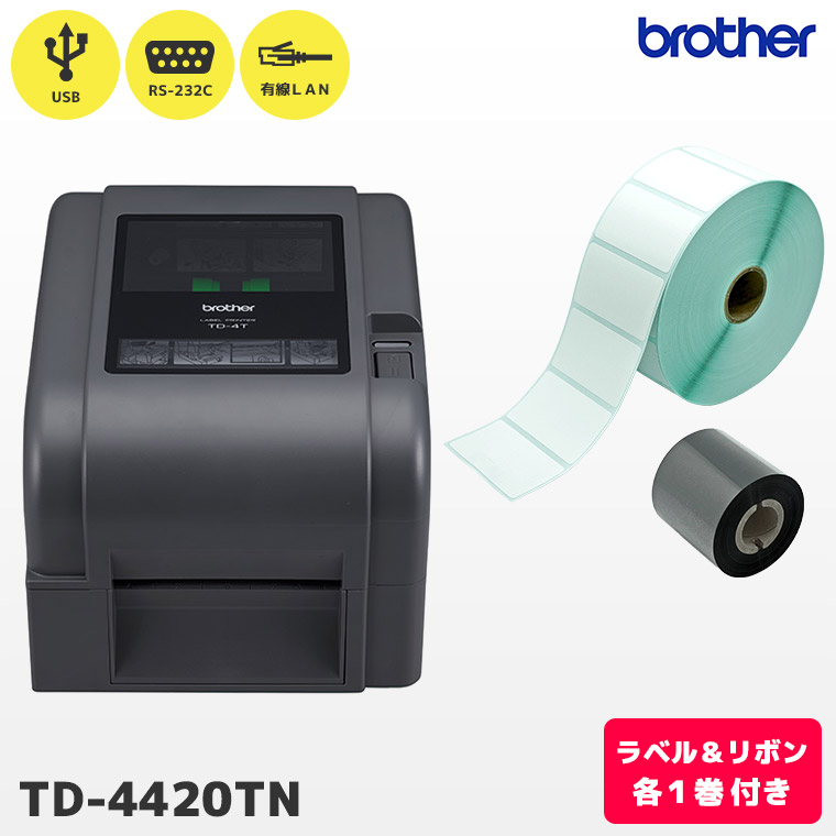 美品】ラベルプリンター TD-4420TN brother-