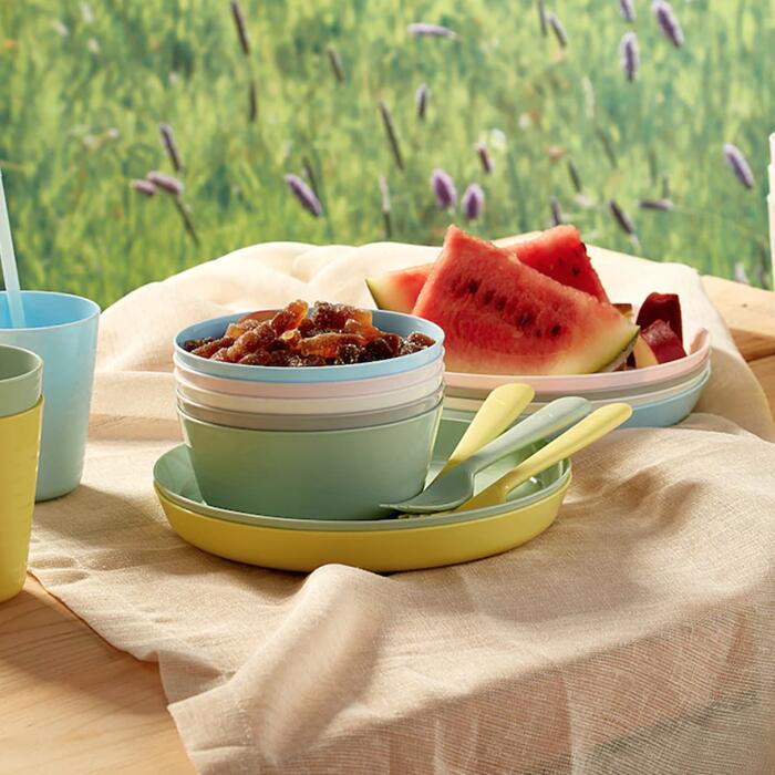 IKEA(イケア)KALASカラース18点セットカトラリーkalasアソートカラーメール便送料無料ポイント消化1000円ポッキリ