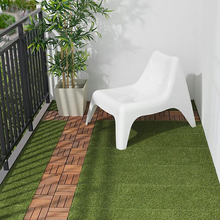 IKEA イケア RUNNEN ルッネン フロアデッキ 9枚 ウッドデッキ ウッド
