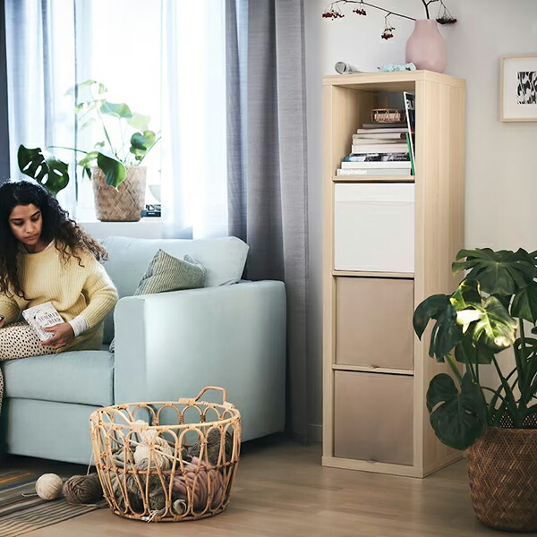 日本正規代理店品 IKEA イケア KALLAX カラックス 収納家具 TVボード ...
