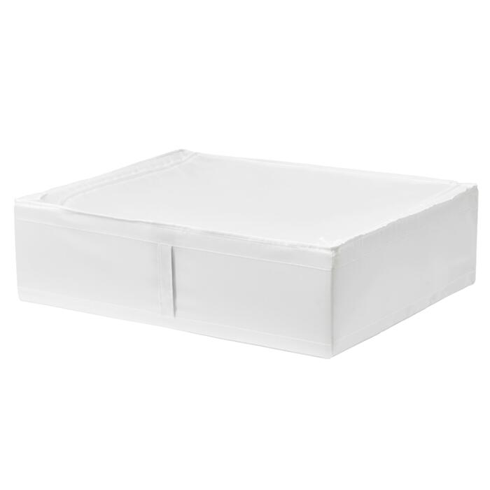 楽天市場 Ikea イケア Skubb スクッブ スクップ 収納ボックス ホワイト 白 収納棚 69 55 19 収納ケース おしゃれ シンプル フタ付き ベッド下 ベッド下収納 おすすめ 大人気 送料無料 暮らしのセレクトショップ Flaack