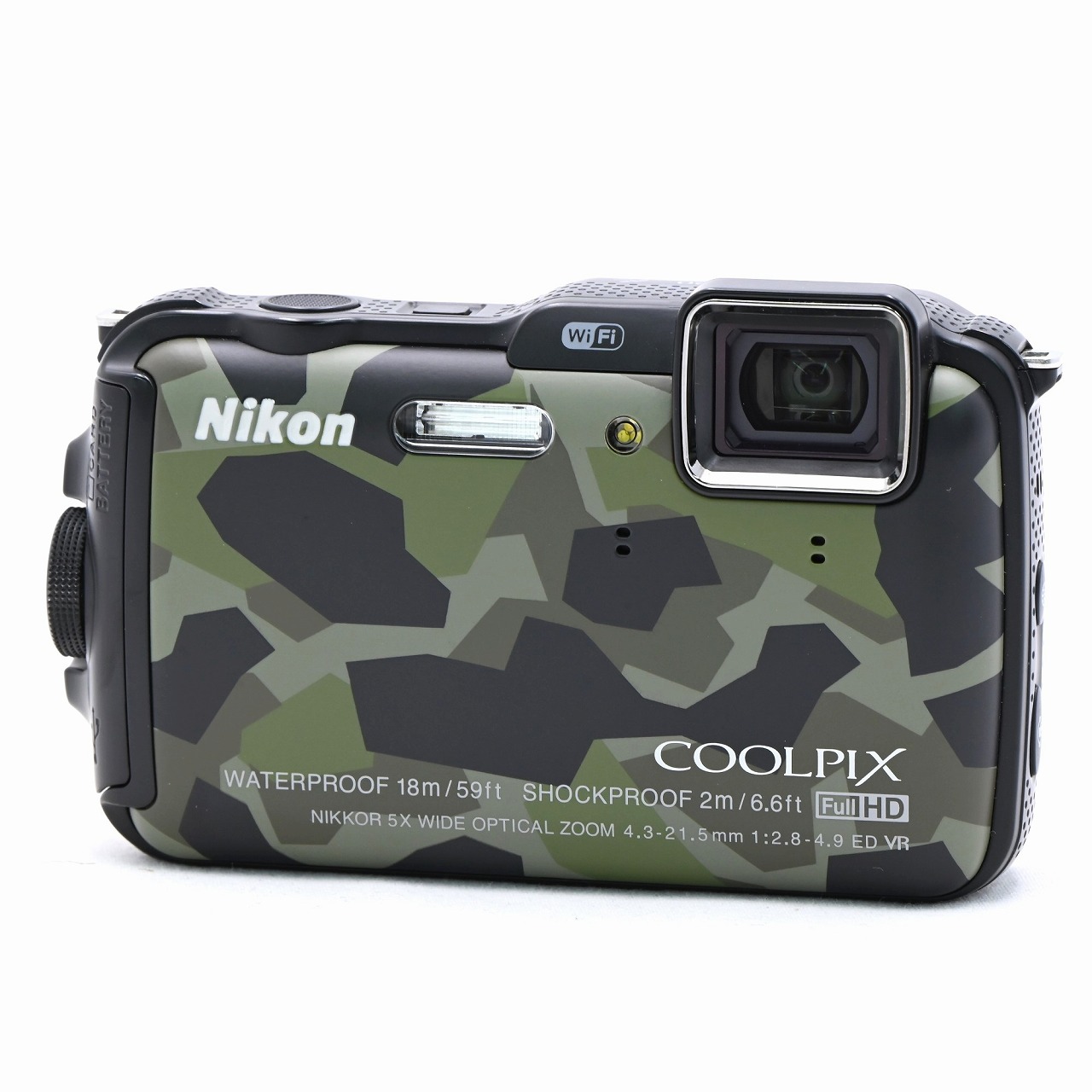 【楽天市場】ニコン Nikon COOLPIX AW120 GR カムフラージュグリーン コンパクトデジタルカメラ【中古】：フラッグシップ ...