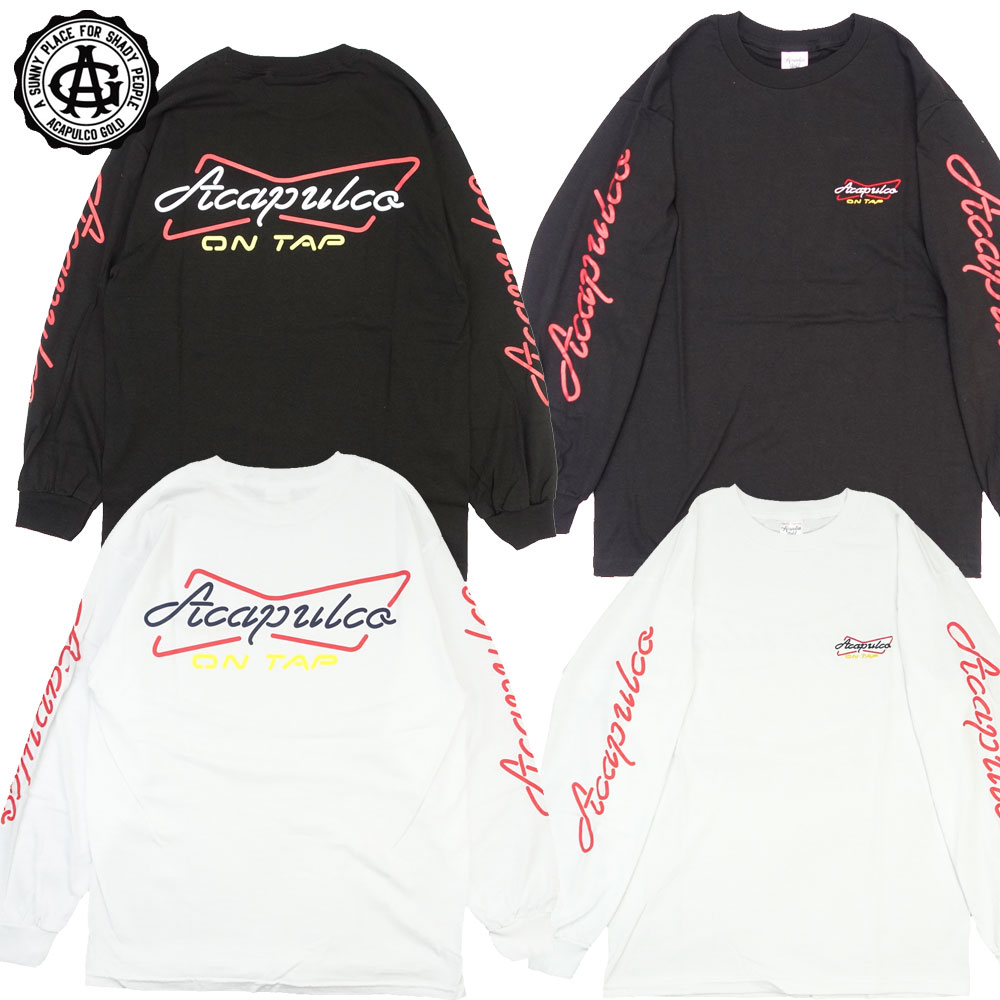 ゴールドロゴ ロングスリーブ Tシャツ(Gold Logo L/S Tee) FRONT LOGO LONG SLEEVE TEE(DEODORANT)/フロントロゴロング