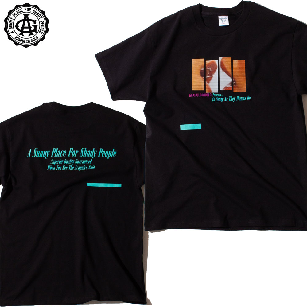 【Acapulco Gold/アカプルコゴールド】Tシャツ 半袖/AS NASTY AS THEY WANNA BE TEE AG SP25-11｜ 6oz コットンストリート スケーター メンズ レディース ファッション