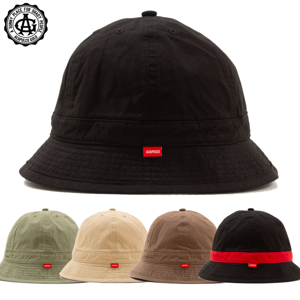 【Acapulco Gold/アカプルコゴールド】バケットハット /BELL HAT AG SP25-17｜ストリート スケーター メンズ レディース ファッション 帽子