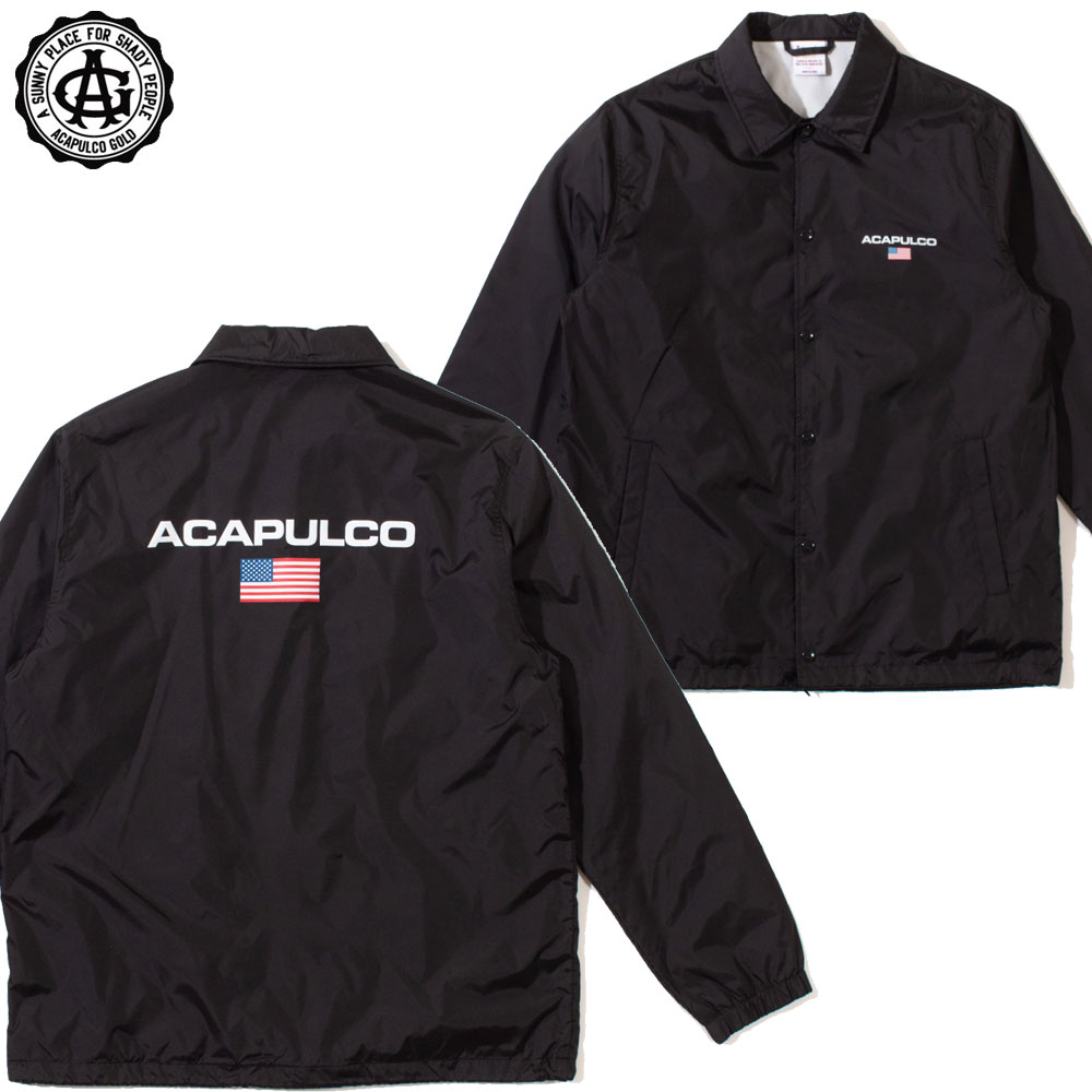 【Acapulco Gold/アカプルコゴールド】ナイロンジャケット コ ーチジャケット/NINE-TWO NYLON JACKET AG SP26-01｜AG ストリート スケーター メンズ レディース ファッション