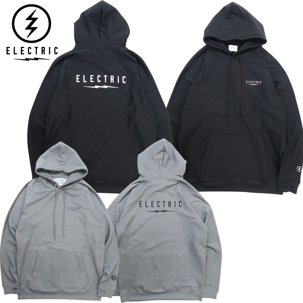 ELECTRIC フード付きパーカー 黒 24-25 ELECTRIC エレクトリック パーカー フード ICON LOGO HOOD